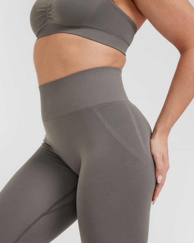 Oner Active Effortless Seamless Leggings Grå | 618-REJBAC