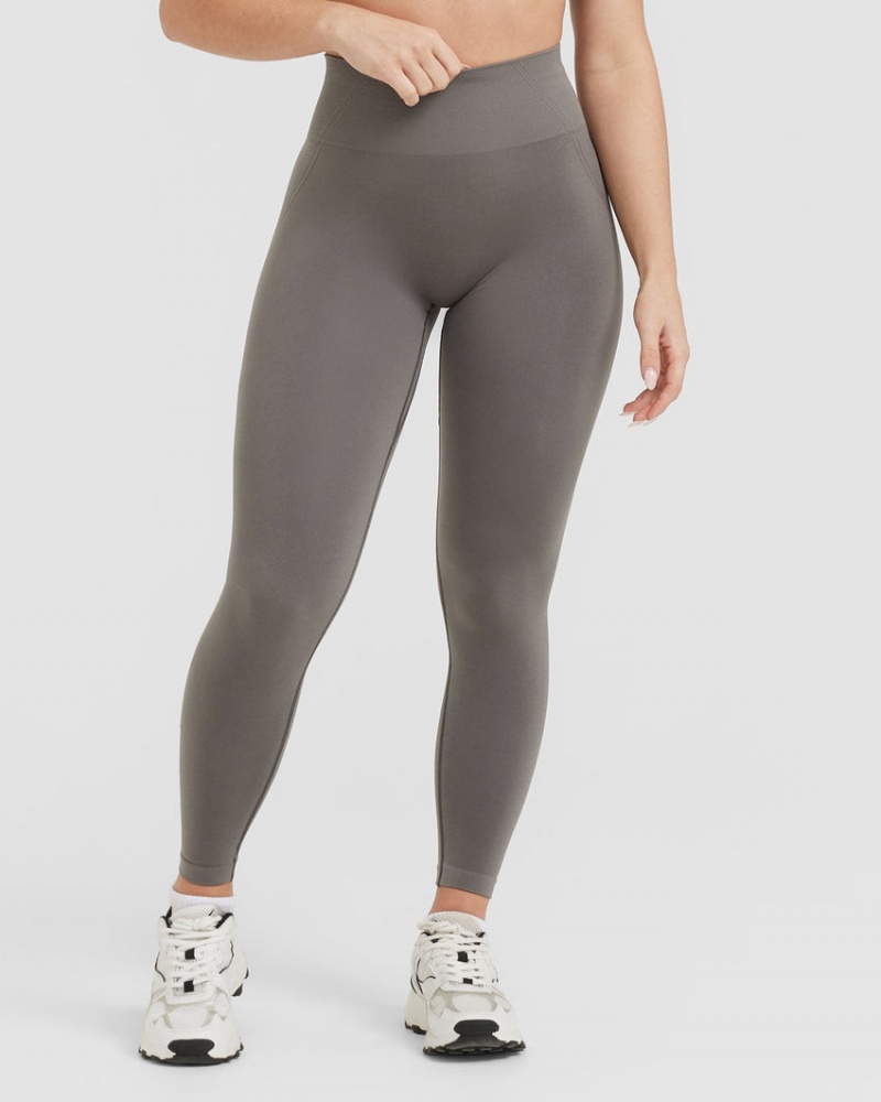 Oner Active Effortless Seamless Leggings Grå | 618-REJBAC