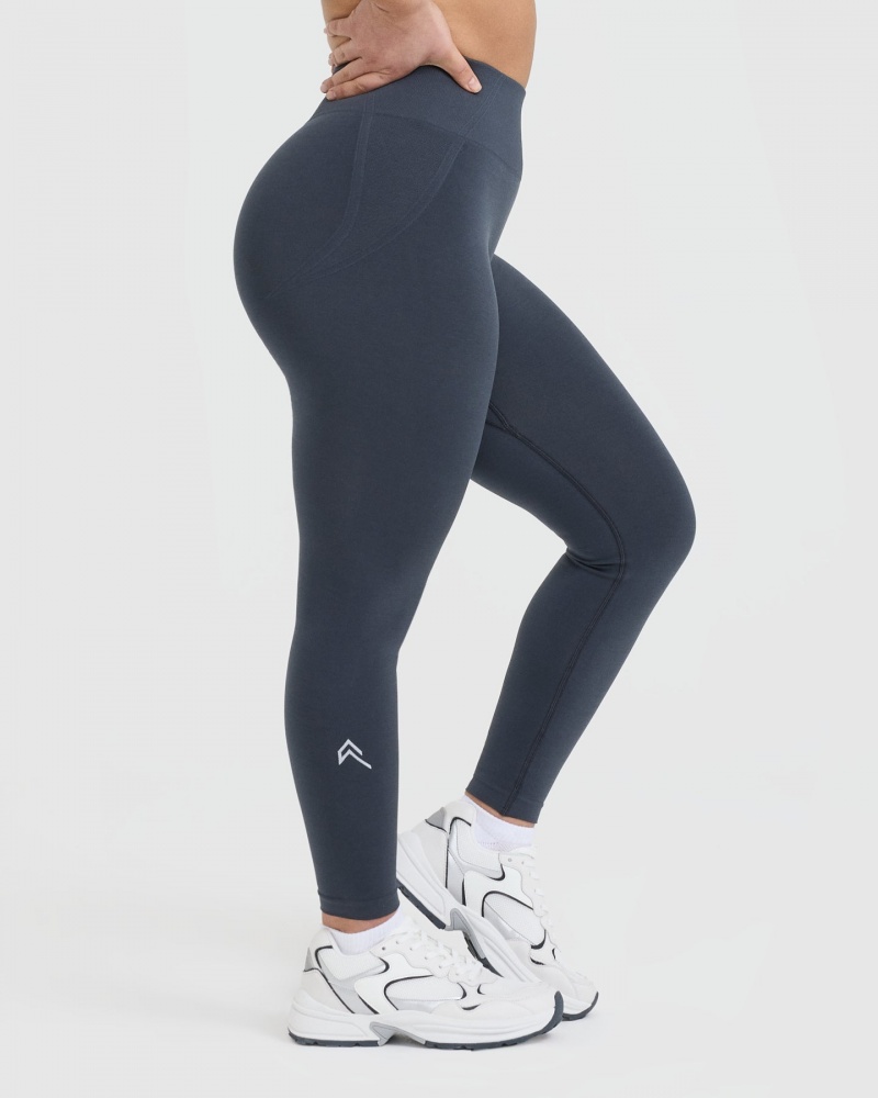 Oner Active Effortless Seamless Leggings Blå | 348-GITPMF