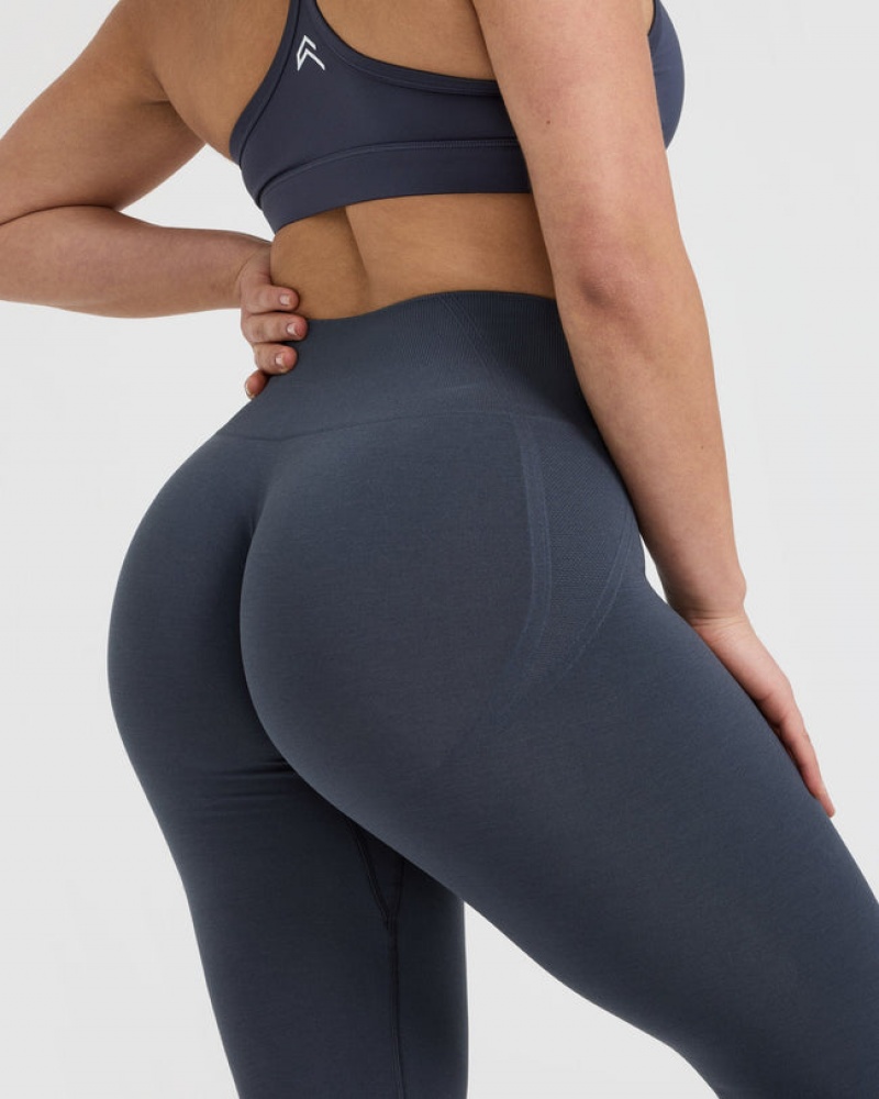 Oner Active Effortless Seamless Leggings Blå | 348-GITPMF