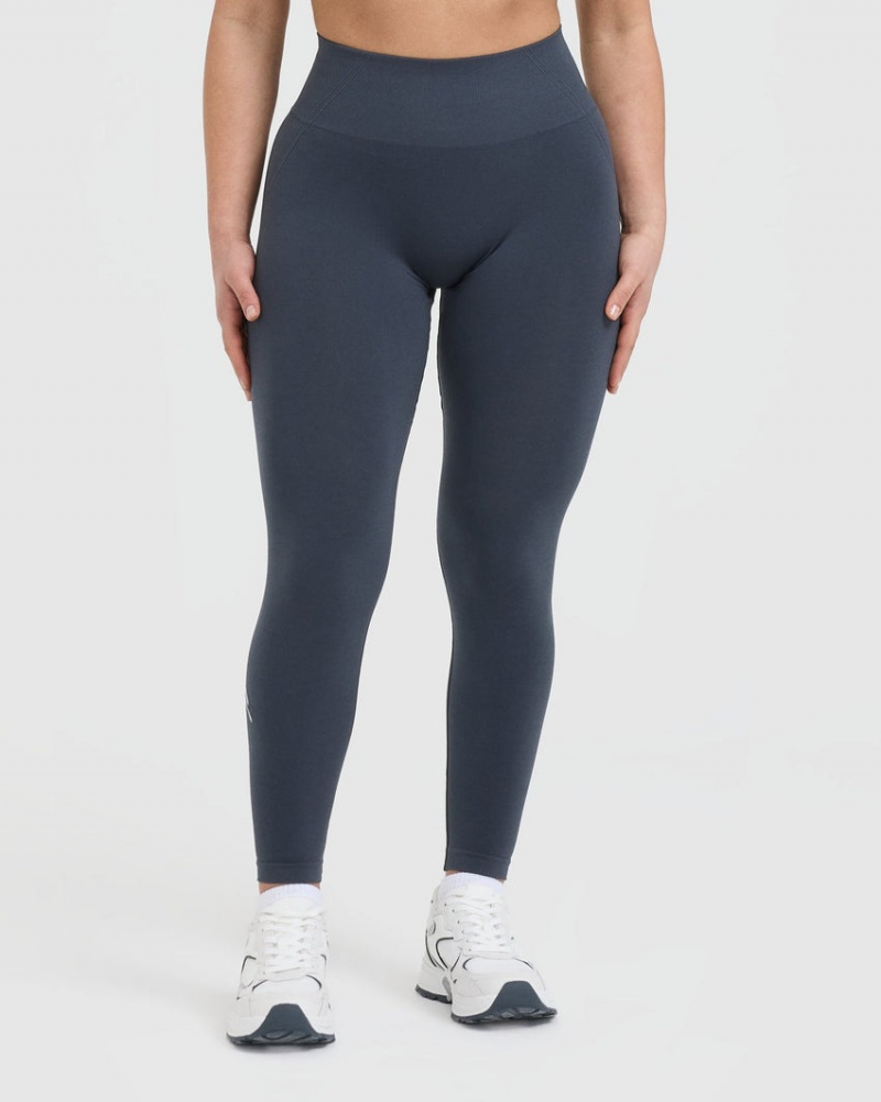 Oner Active Effortless Seamless Leggings Blå | 348-GITPMF