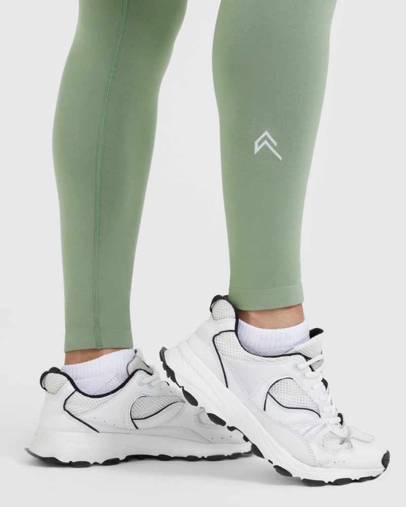 Oner Active Effortless Seamless Leggings Olivengrøn | 039-EIPYBR