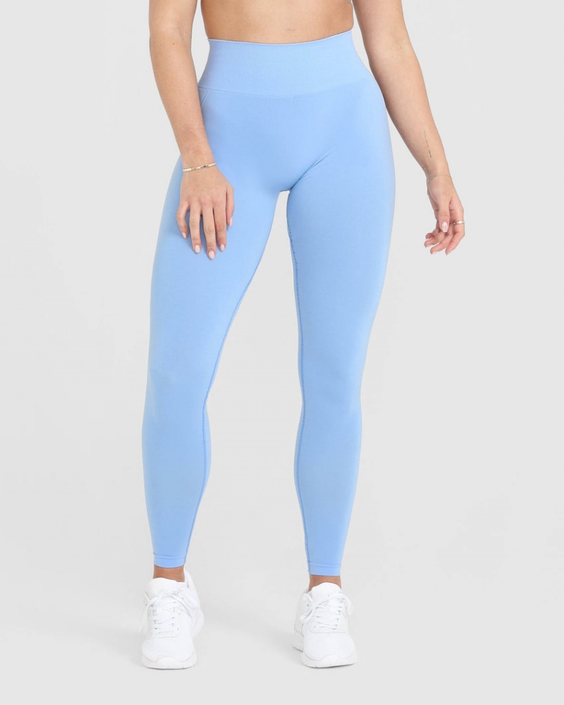 Oner Active Effortless Seamless Leggings Blå | 047-SYITVK