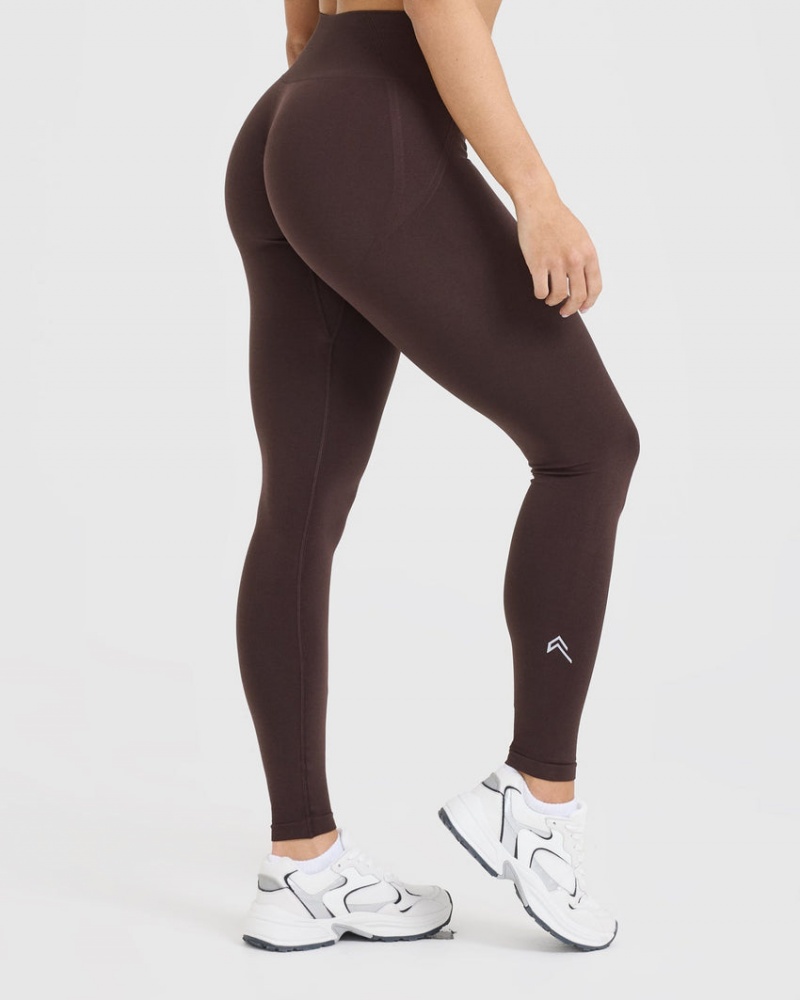 Oner Active Effortless Seamless Leggings Lilla Brune | 940-QJLVAO