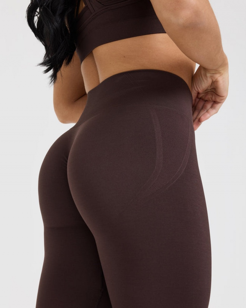 Oner Active Effortless Seamless Leggings Lilla Brune | 940-QJLVAO