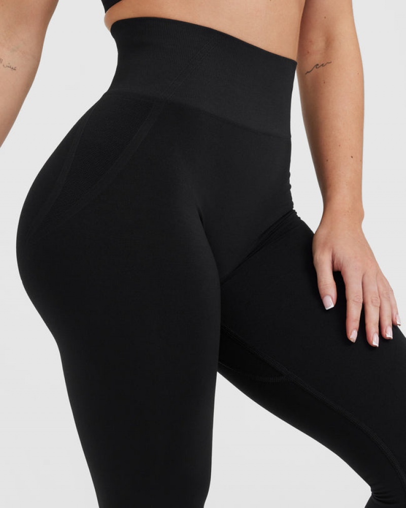 Oner Active Effortless Seamless Leggings Sort | 234-GWXTUF