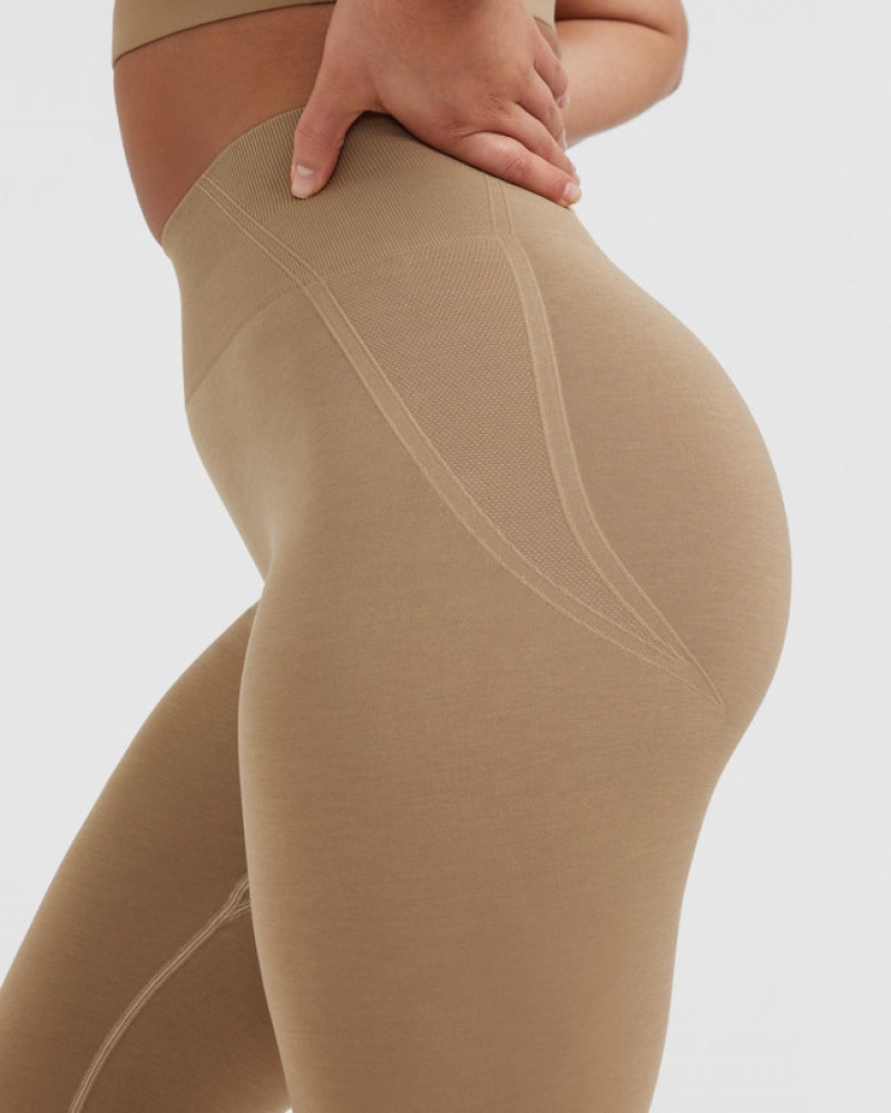 Oner Active Effortless Seamless Leggings Brune | 863-EYQXNW