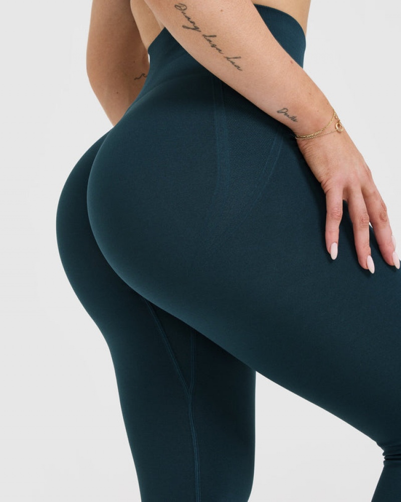 Oner Active Effortless Seamless Leggings Blå | 832-NEZXIR