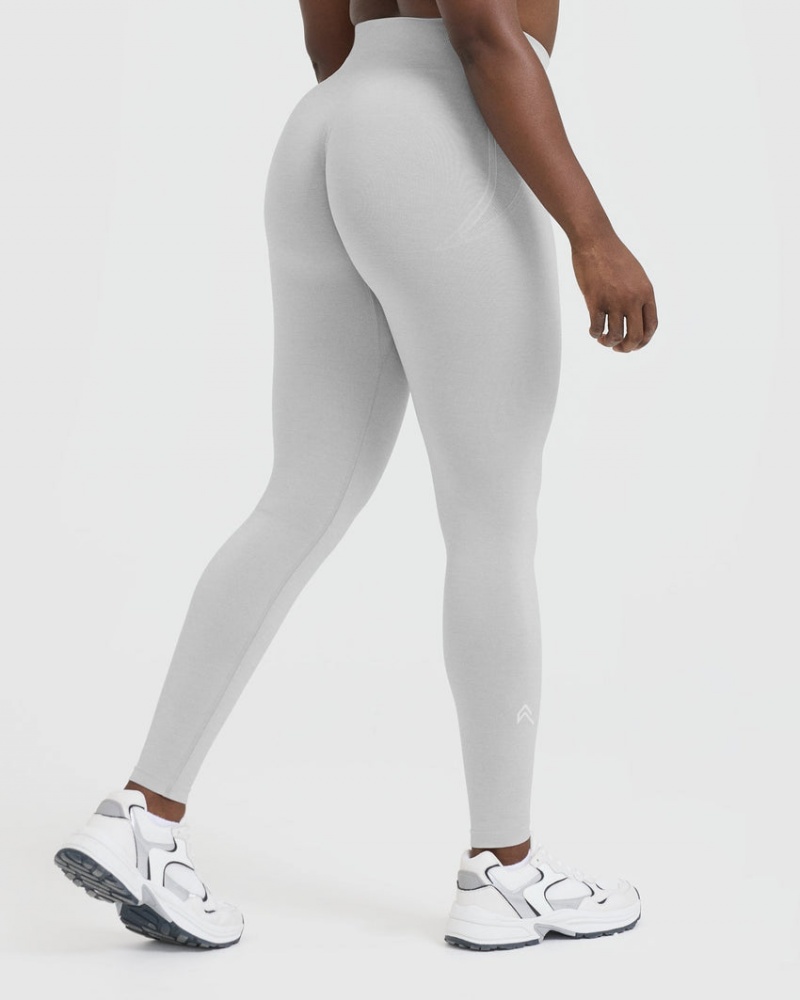 Oner Active Effortless Seamless Leggings Lysegrå | 496-GVTEKM