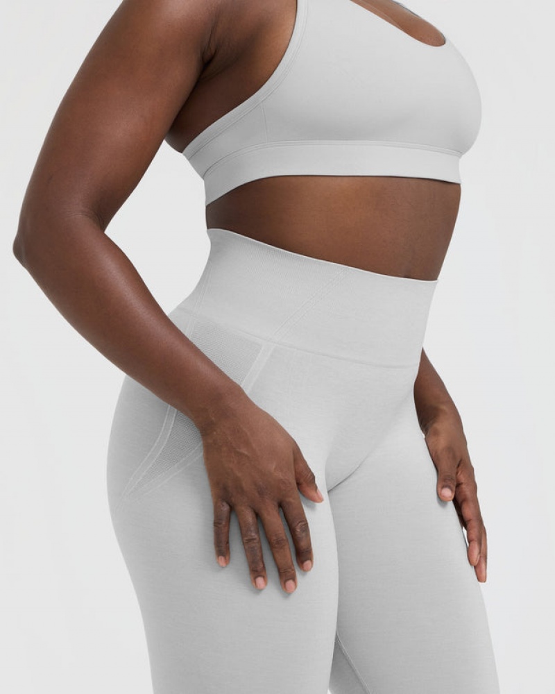 Oner Active Effortless Seamless Leggings Lysegrå | 496-GVTEKM