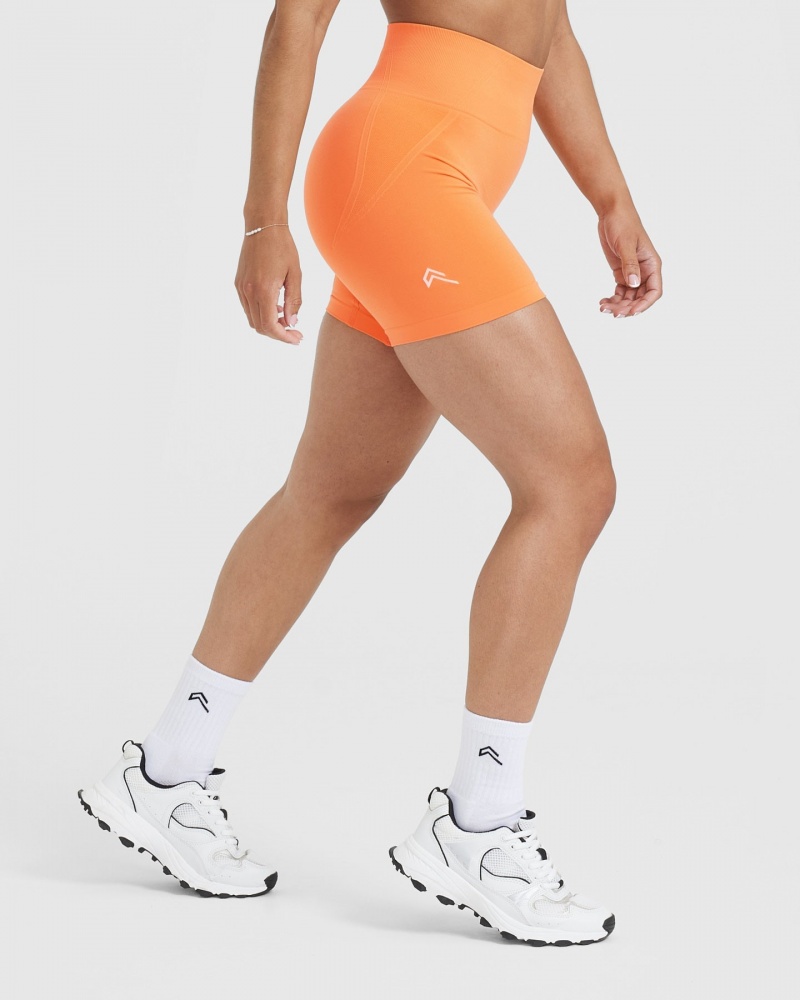 Oner Active Effortless Seamless Shorts Abrikos Orange | 273-RENZGX