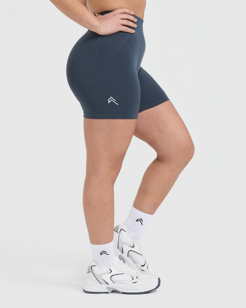 Oner Active Effortless Seamless Shorts Blå | 139-SZAKDQ