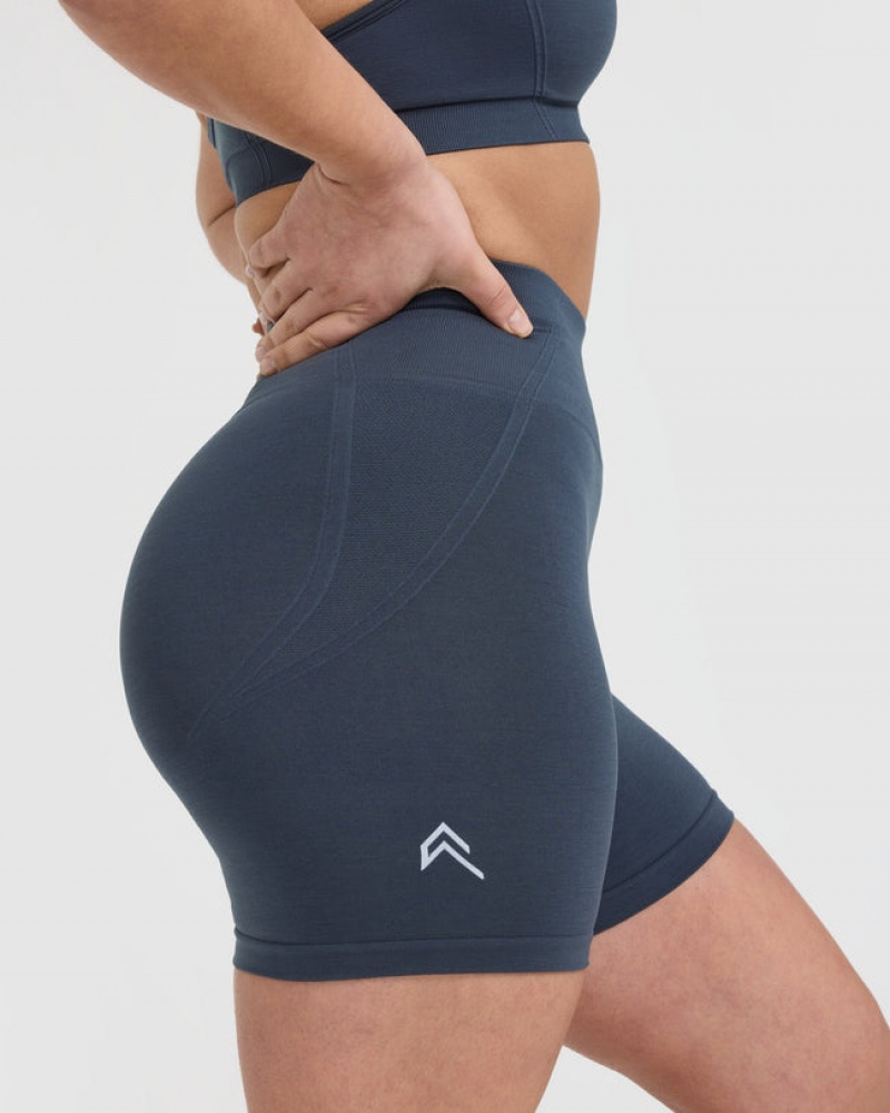 Oner Active Effortless Seamless Shorts Blå | 139-SZAKDQ