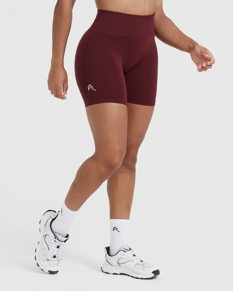 Oner Active Effortless Seamless Shorts Bordeaux | 614-LIBJVD