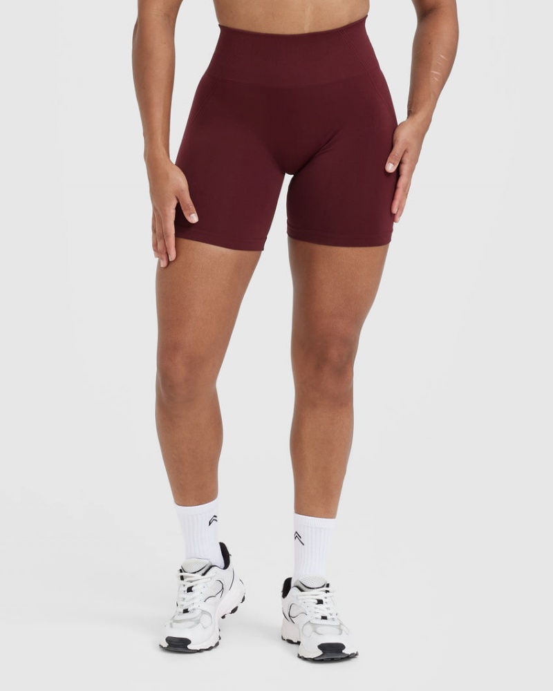 Oner Active Effortless Seamless Shorts Bordeaux | 614-LIBJVD