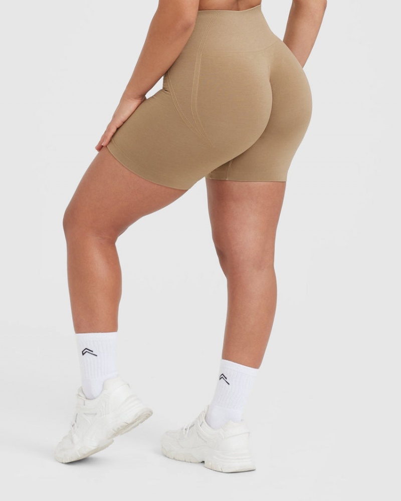 Oner Active Effortless Seamless Shorts Brune | 593-VHTCXQ