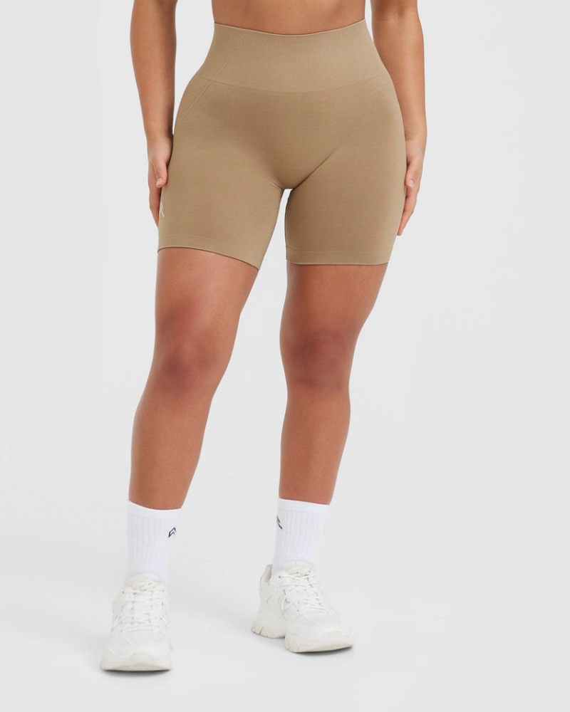 Oner Active Effortless Seamless Shorts Brune | 593-VHTCXQ