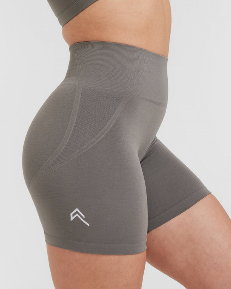 Oner Active Effortless Seamless Shorts Grå | 421-NBCUKY