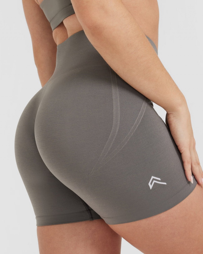 Oner Active Effortless Seamless Shorts Grå | 421-NBCUKY