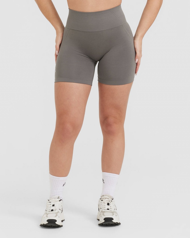 Oner Active Effortless Seamless Shorts Grå | 421-NBCUKY