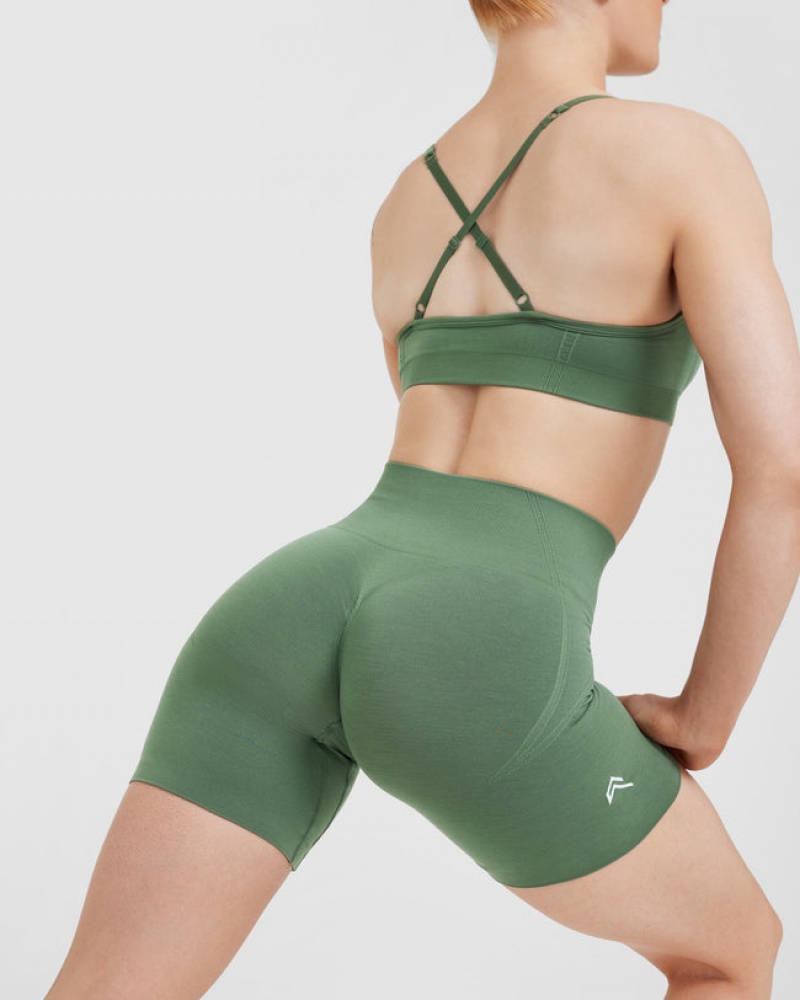 Oner Active Effortless Seamless Shorts Grøn | 895-PANBUX