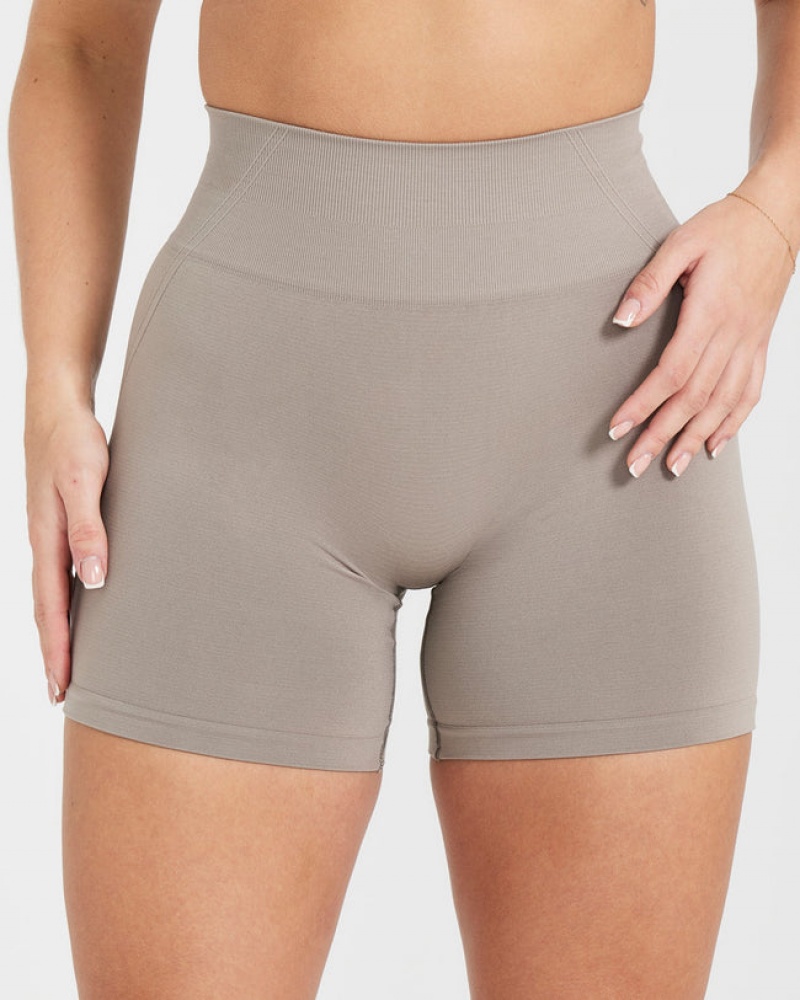 Oner Active Effortless Seamless Shorts Grå | 904-HZOWIV