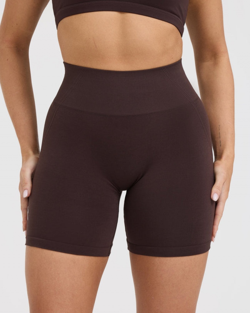 Oner Active Effortless Seamless Shorts Lilla Brune | 329-ZWYRPC