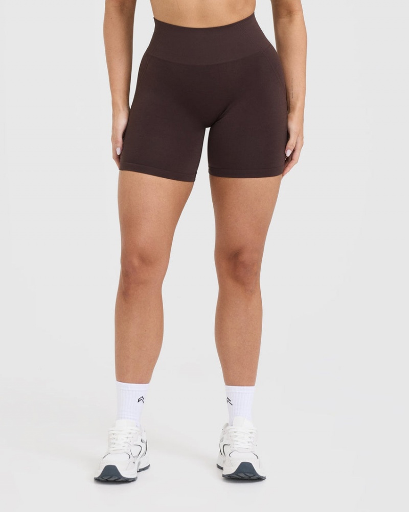 Oner Active Effortless Seamless Shorts Lilla Brune | 329-ZWYRPC