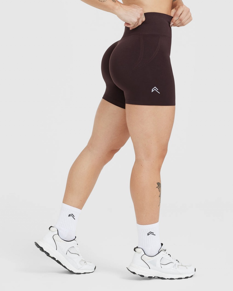 Oner Active Effortless Seamless Shorts Mørkegrå | 106-LJRTMS