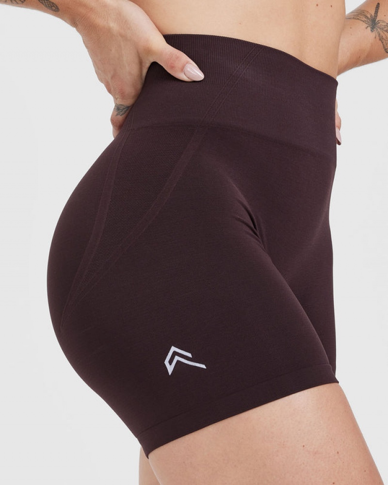 Oner Active Effortless Seamless Shorts Mørkegrå | 106-LJRTMS