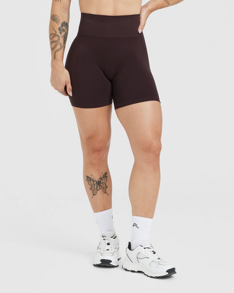 Oner Active Effortless Seamless Shorts Mørkegrå | 106-LJRTMS