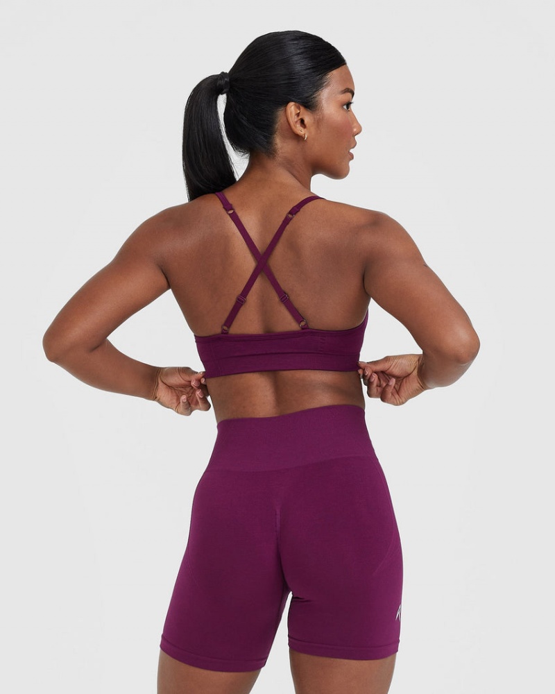 Oner Active Effortless Strappy Bralette Sports Bras Lilla | 938-SCJUPX