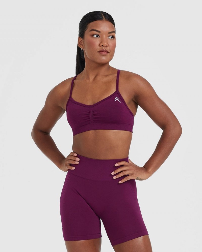 Oner Active Effortless Strappy Bralette Sports Bras Lilla | 938-SCJUPX