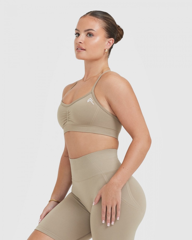 Oner Active Effortless Strappy Bralette Sports Bras Grå | 349-JOFWAP