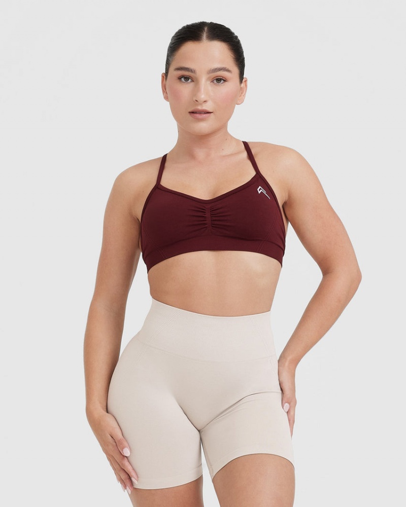 Oner Active Effortless Strappy Bralette Sports Bras Mørkegrå | 260-XSAJQG