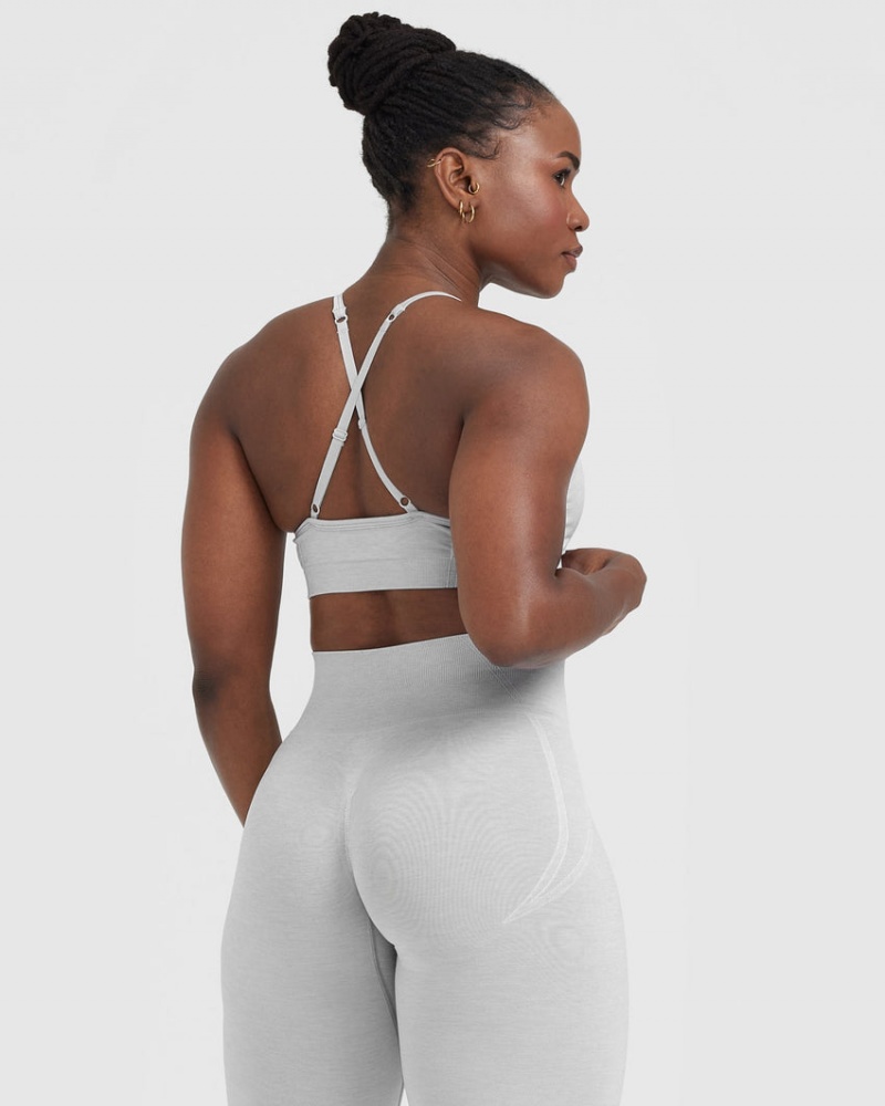 Oner Active Effortless Strappy Bralette Sports Bras Grå | 186-DSPLRB