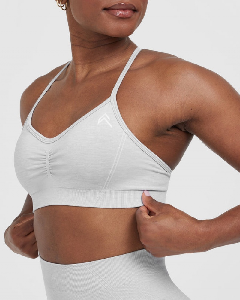 Oner Active Effortless Strappy Bralette Sports Bras Grå | 186-DSPLRB