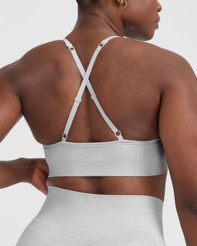 Oner Active Effortless Strappy Bralette Sports Bras Grå | 186-DSPLRB