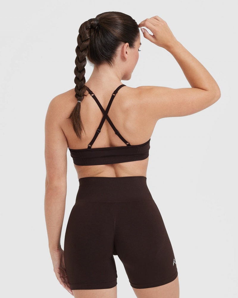 Oner Active Effortless Strappy Bralette Sports Bras Mørkegrå | 029-XJMPTW