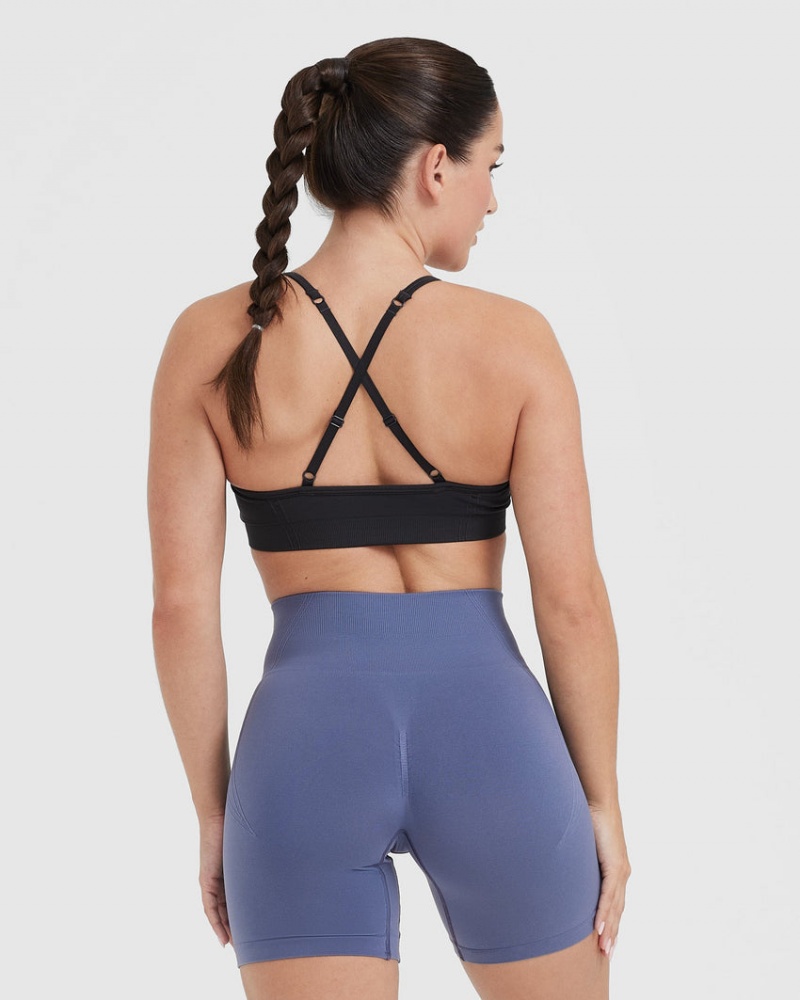 Oner Active Effortless Strappy Bralette Sports Bras Sort | 795-LTGFUM