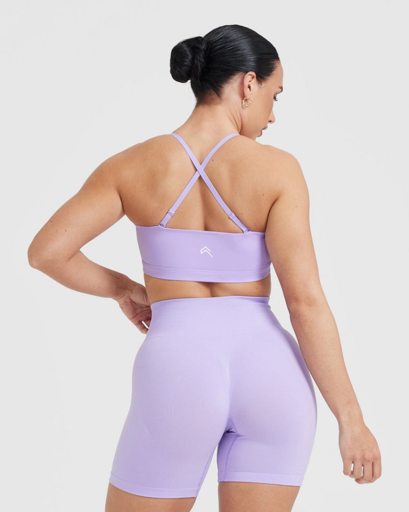 Oner Active Everyday Bandeau Bralette Sports Bras Lilla | 809-CNRDXY