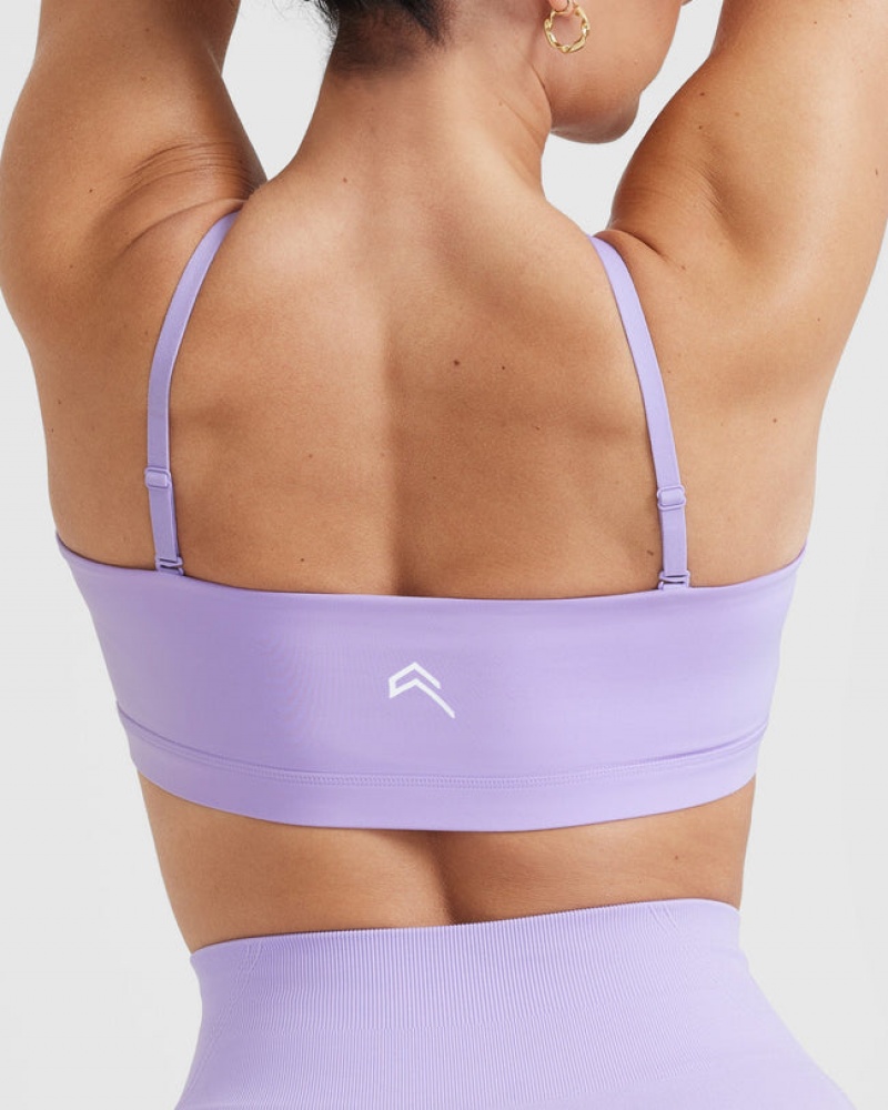 Oner Active Everyday Bandeau Bralette Sports Bras Lilla | 809-CNRDXY