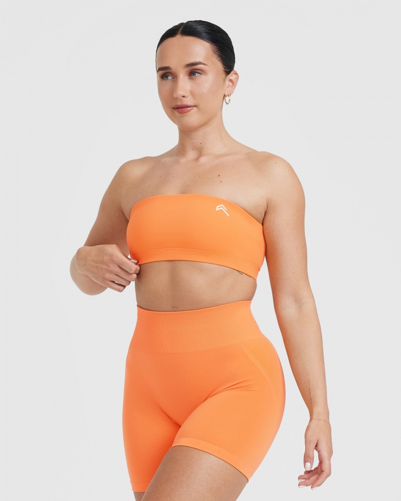 Oner Active Everyday Bandeau Bralette Sports Bras Abrikos Orange | 931-LFSJDC