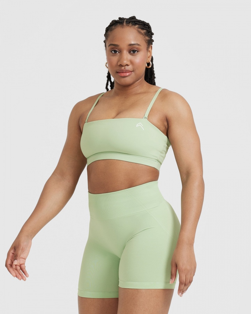 Oner Active Everyday Bandeau Bralette Sports Bras Mintgrønne Grøn | 960-FLVPTW