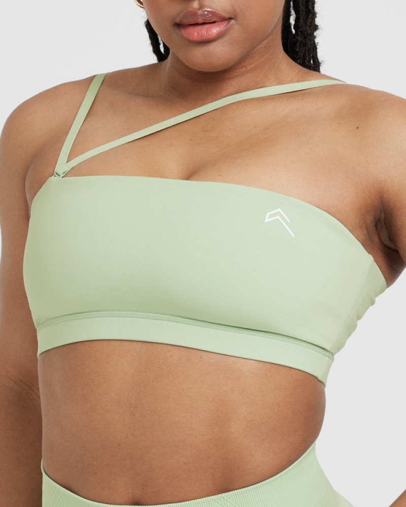 Oner Active Everyday Bandeau Bralette Sports Bras Mintgrønne Grøn | 960-FLVPTW