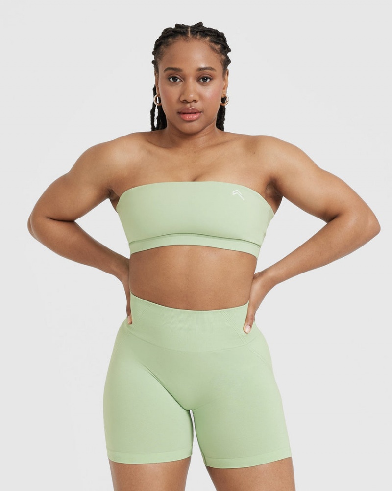 Oner Active Everyday Bandeau Bralette Sports Bras Mintgrønne Grøn | 960-FLVPTW