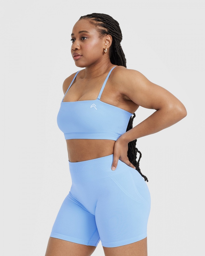 Oner Active Everyday Bandeau Bralette Sports Bras Blå | 931-LAJWIH