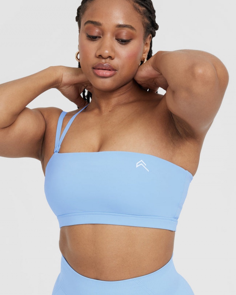 Oner Active Everyday Bandeau Bralette Sports Bras Blå | 931-LAJWIH