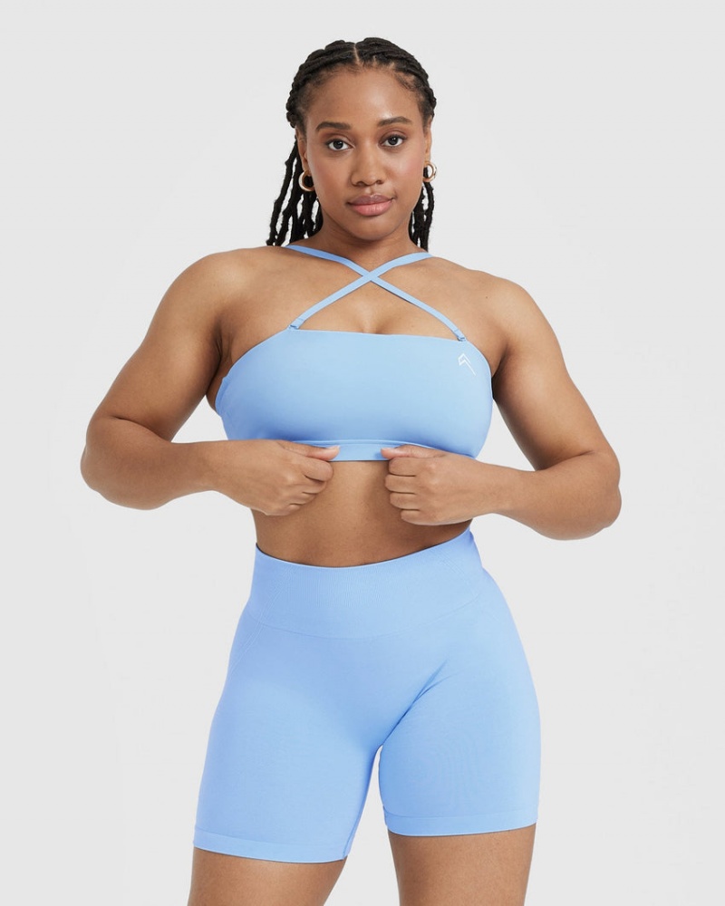 Oner Active Everyday Bandeau Bralette Sports Bras Blå | 931-LAJWIH