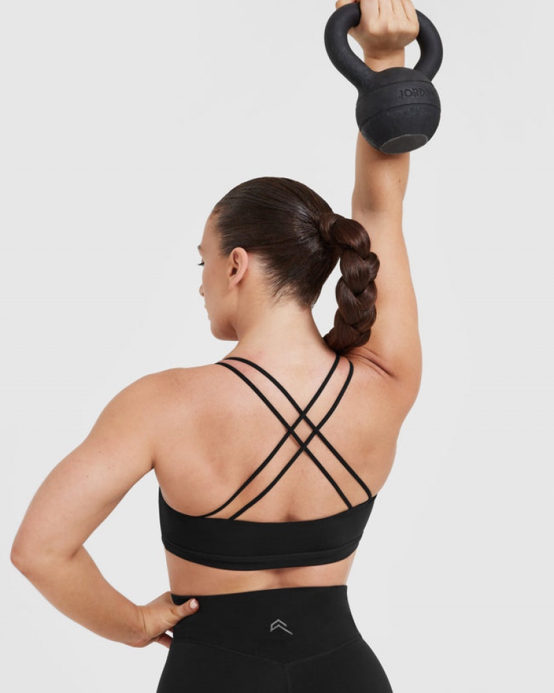 Oner Active Everyday Cross Over Bralette Sports Bras Sort | 210-PDXWKR